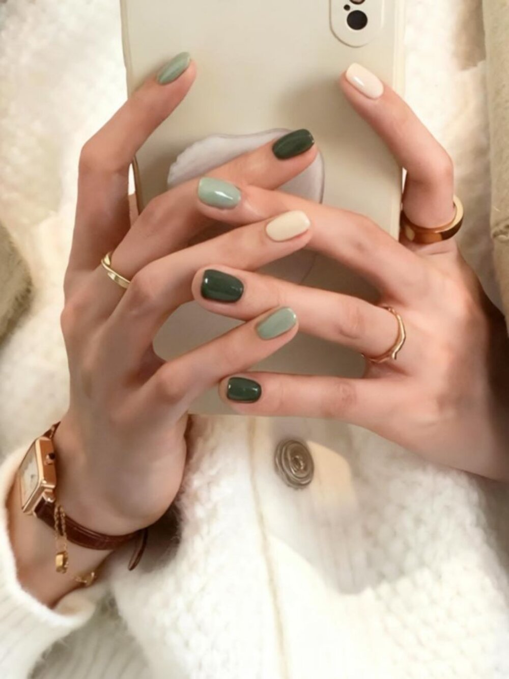 Customizable handmade press-on nails reusable